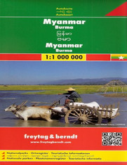 Birma. Mapa Freytag & Berndt / 1:1 000 000 