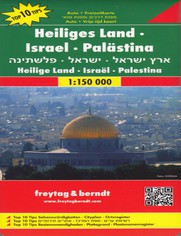Izrael i Palestyna. Mapa Freytag & Berndt 1:150 000 
