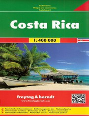 Kostaryka. Mapa Freytag & Berndt / 1:400 000