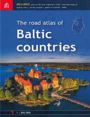 Baltic countries atlas samochodowy, 1:200 000