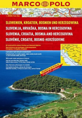 Słowenia i Chorwacja. Atlas Marco Polo 1:300 000