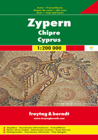 Cypr mapa 1:200 000 Freytag & Berndt
