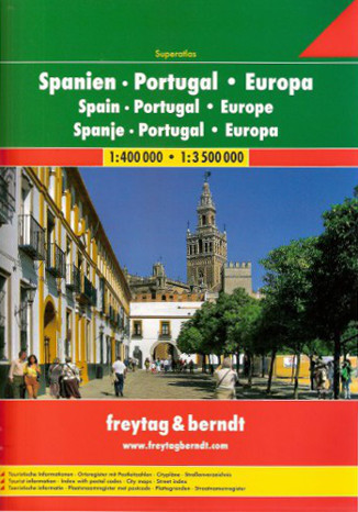 Hiszpania i Portugalia Atlas Freytag & Berndt 1:400 000 / 1:3 500 000 