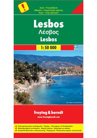 Lesbos. Mapa Freytag & Berndt 1:50 000 