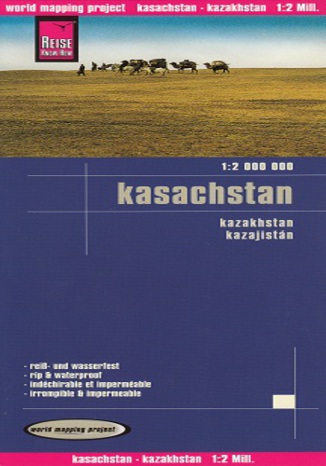 Kazachstan. Mapa Reise Know-How / 1:2 000 000