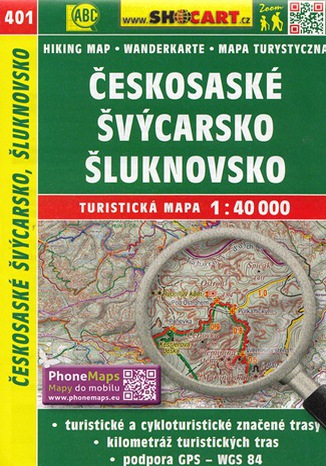 Českosaské Švýcarsko, Šluknovsko, 1:40 000