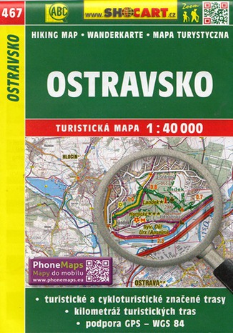 Ostravsko (Ostrawa i okolice). Mapa Shocart / 1:40 000