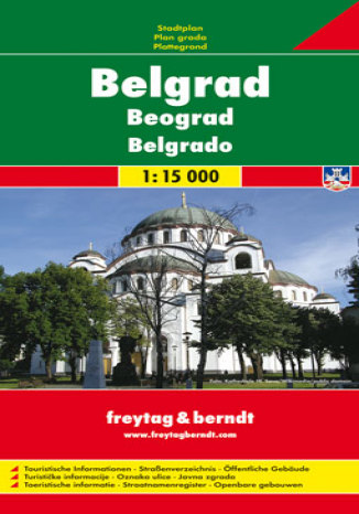 Belgrad. Mapa