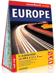Europa (Europe) 1:4 000 000 laminowana mapa samochodowa
