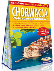 Chorwacja Wybrzeże południowe; laminowany map&guide XL (2w1: przewodnik i mapa). 1:300 000