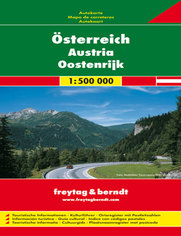 Austria. Mapa Freytag & Berndt / 1:500 000 
