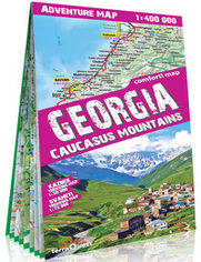 Gruzja (Georgia) laminowana mapa samochodowo - turystyczna 1:400 000