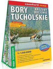 Bory Tucholskie, Kaszuby, Kociewie; laminowana mapa turystyczna 1:150 000
