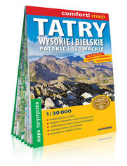 Tatry Wysokie i Bielskie polskie i słowackie laminowana mapa turystyczna 1:30 000