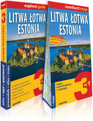Litwa Łotwa Estonia 3w1 przewodnik + atlas + mapa