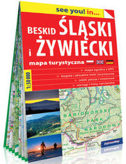 Beskid Śląski i Żywiecki papierowa mapa turystyczna 1:50 000
