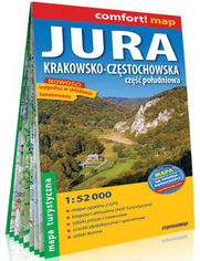 Jura Krakowsko-Częstochowska Część południowa laminowana mapa turystyczna 1:52 000