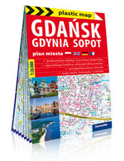Gdańsk, Gdynia, Sopot; foliowany plan miasta 1:26 000