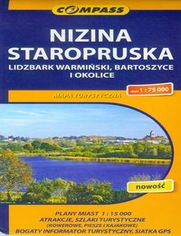 Nizina Staropruska, Lidzbark Warmiński, Bartoszyce i okolice. Mapa turystyczna Compass 1:75 000 