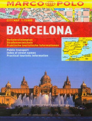 Barcelona. Mapa Marco Polo 1:15 000