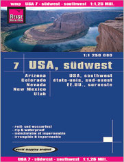 USA południowy zachód. Mapa Reise Know-How / 1:1 250 000