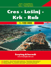 Cres, Losinj, Krk, Rab. Mapa Freytag & Berndt / 1:100 000