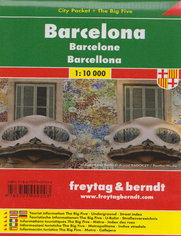 Barcelona. Mapa city pocket Freytag & Berndt / 1:10 000