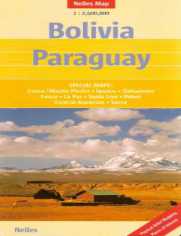 Boliwia, Paragwaj. Mapa