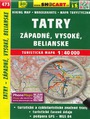Tatry - západné, Vysoké, Belianské, 1:40 000