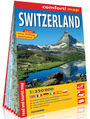 Szwajcaria Switzerland laminowana mapa samochodowo-turystyczna 1:350 000